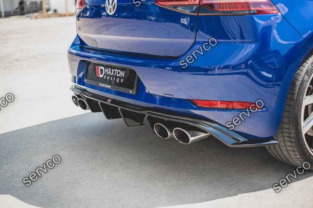 Prelungire difuzor bara spate VW Golf 7 R Facelift 2017-2019 v27