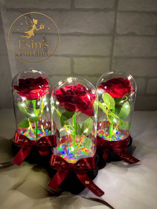 Красиви рози в червен и розов цвят- Esin’s giftland