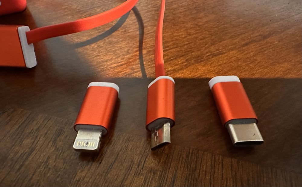 Incarcator Portabil Minnie Disney USB - USB c - Lightning iPhone