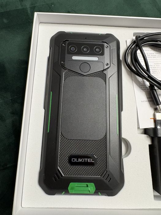 Oukitel WP23 Plus, Verde, 4G, 6.52", 24GB RAM (8GB + 16GB extensibili), 256GB ROM, Android 14, T606, 10600mAh, 18W, Dual SIM