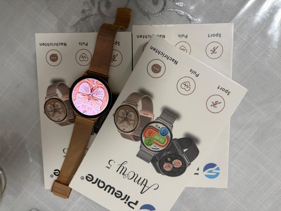 Ceas smartwatch Pireware Amory 5 – Nou, sigilat – Monitorizare puls &