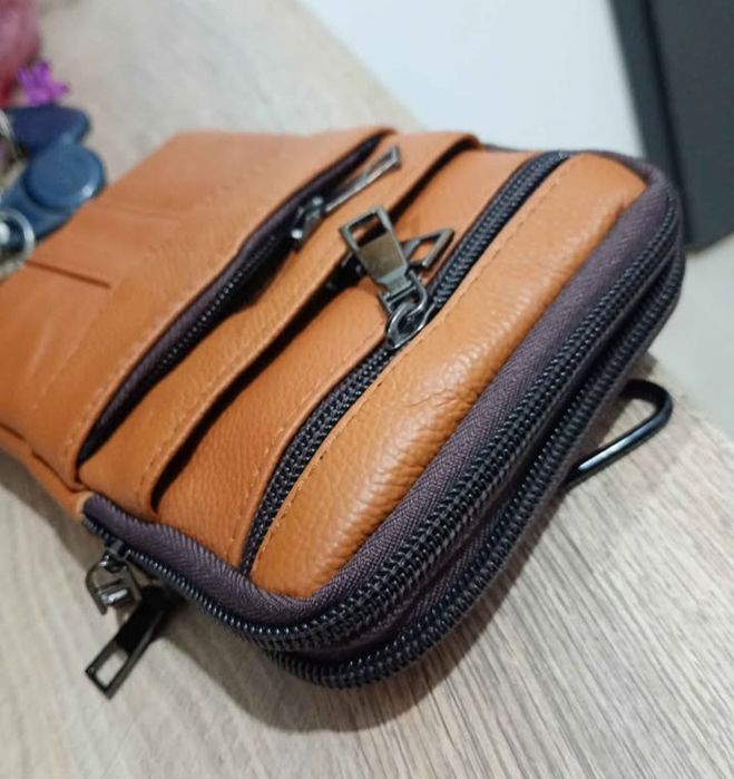 Borseta bărbați piele naturală