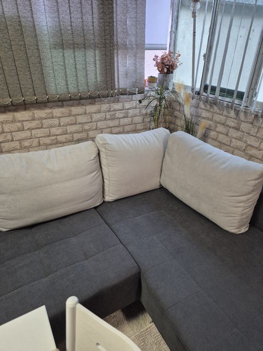 Ъглов дивани- сив