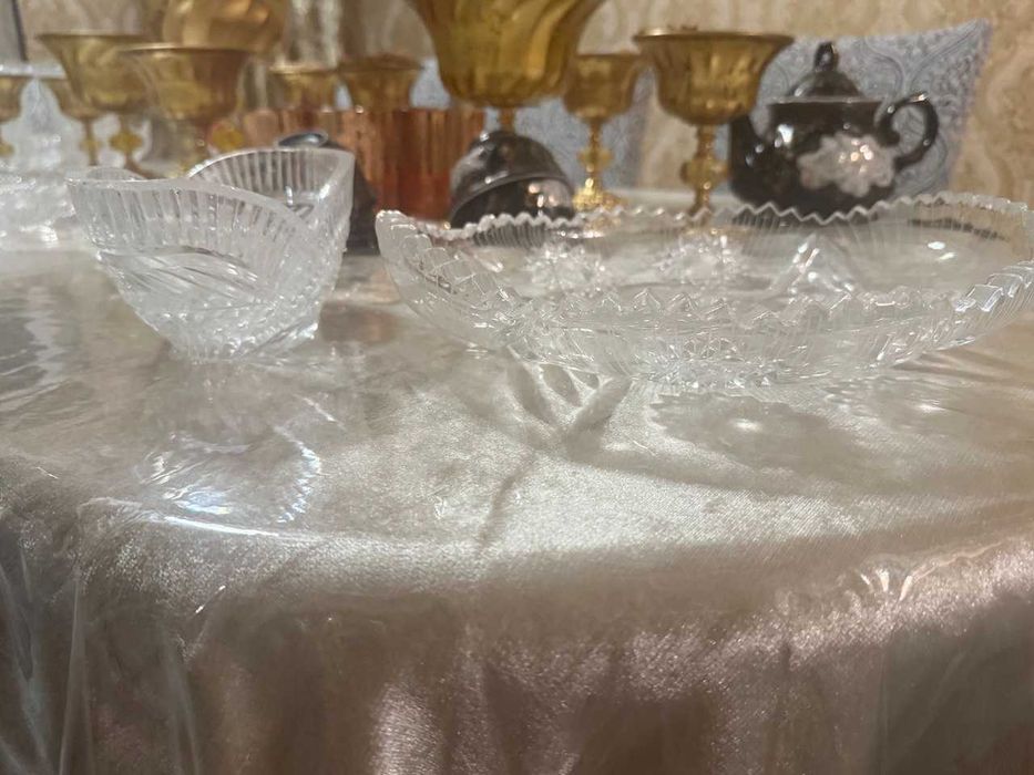 Посуда хрустал в ассортименте