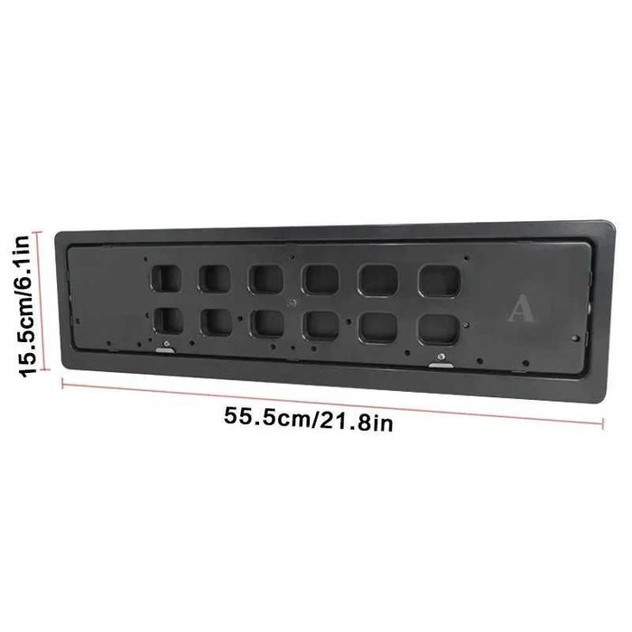 (2бр.) Рамка за регистрационен номер. Подходящa за обръщане на номера