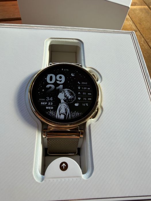 huawei watch gt 4 gold milanese