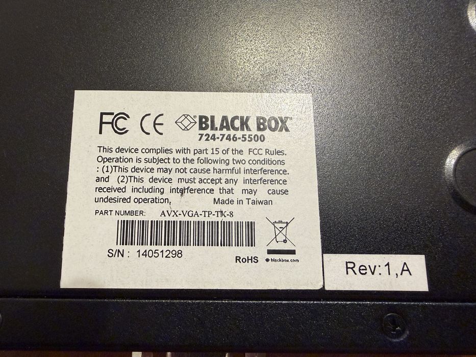 MediaCento VX Transmitter 1x8 VGA