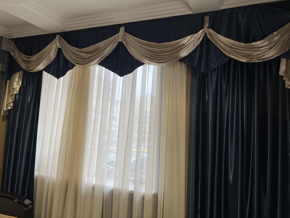 Продам теневые шторы.