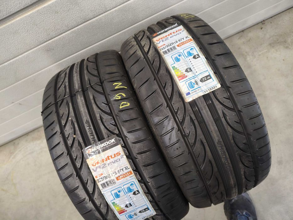 2бр.летни гуми HANKOOK 225 35 18 DOT19 цена за  брой