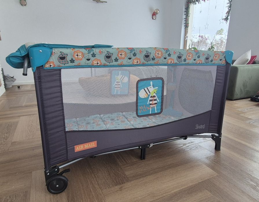 Patuț bebe pliabil Smiki