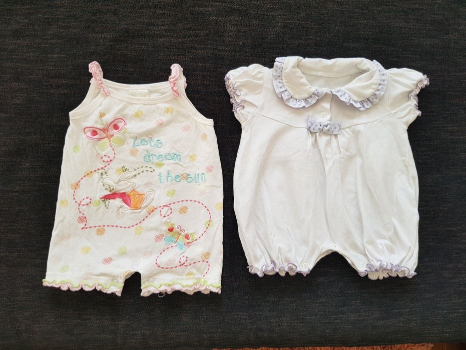 Лот 24 маркови дрешки за момиче 3-6 месеца, ръст 62-68 см