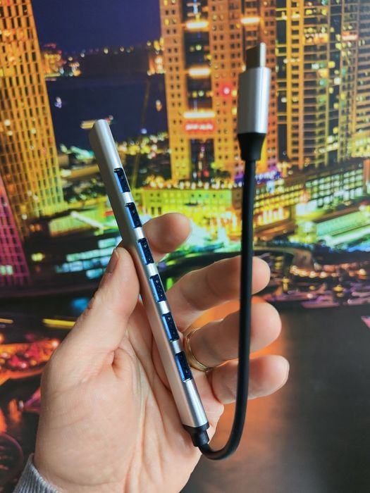 Adaptor Tip C la USB Multi Port 7in1 HUB USB Tip C