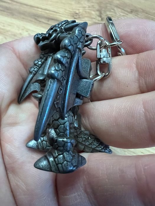 Уникален японски ключодържател дракон