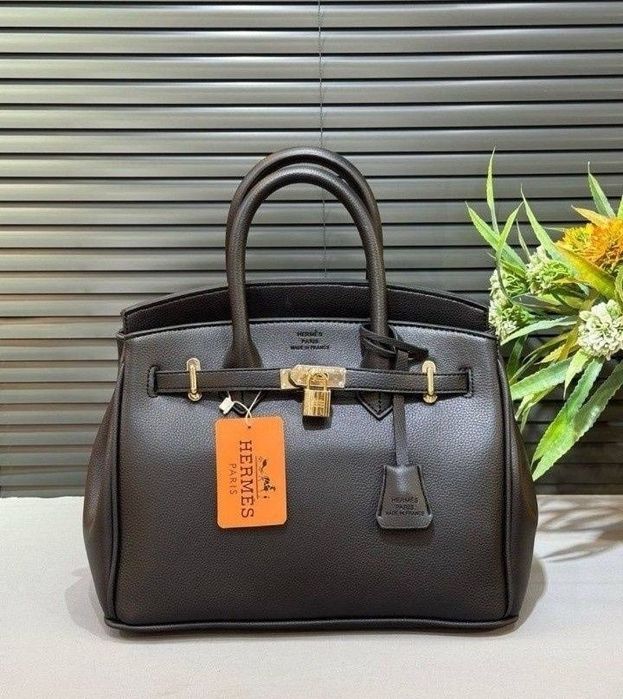 Geanta damă, diverse nuanțe, model Birkin,France, saculet, etichetă