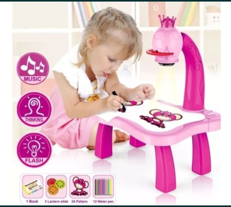 Детский проектор для рисования чудесный набор из проектора с 24 слайд