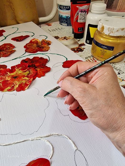 "МАКИ" Интерьерная живопись.