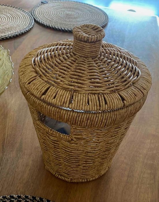 Coșuri ratan pentru bucatarie