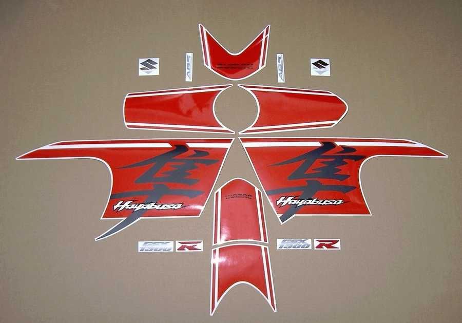 Стикери Сузуки 1340 Hayabusa 2017-2018г лепенки Suzuki Хаябуса графики