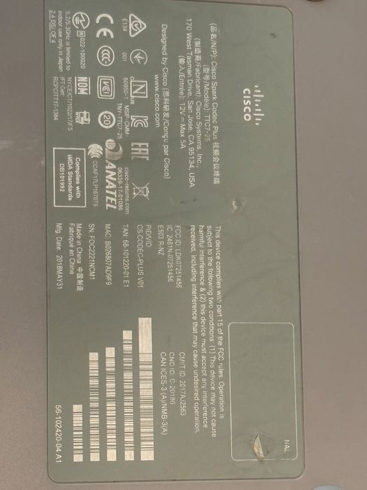 Cisco Webex Room Kit + Codec Plus + 2x Touch 10 | Sistem Videoconferință Profesional 4k