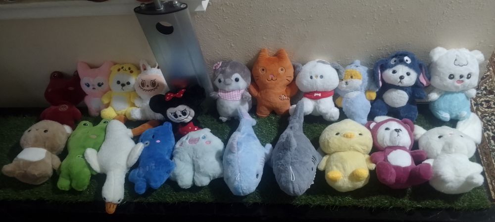 Yumshoq O'yinchowlar bor Ayiqchalar Labubu Stich Goz Pingvin va xakozo