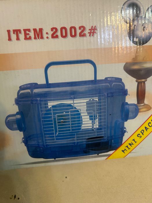 Прочная пепе клетка для хомяка ватафа пластиковая