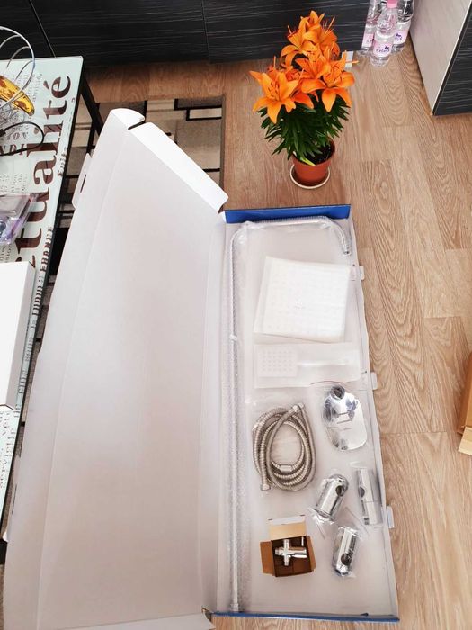 Намален от 110лв-Душ тръбна система БЕЗ СМЕСИТЕЛ. Душ пита+слушалка