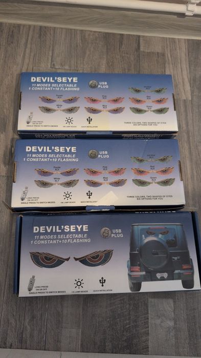 Set Lumini LED Auto "Devil's Eye"