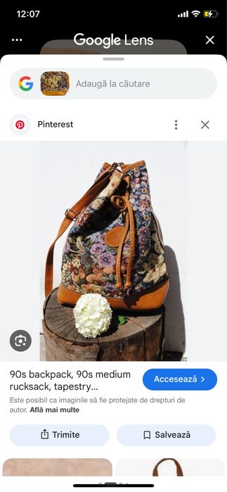 Genta/ rucsac din tapiserie