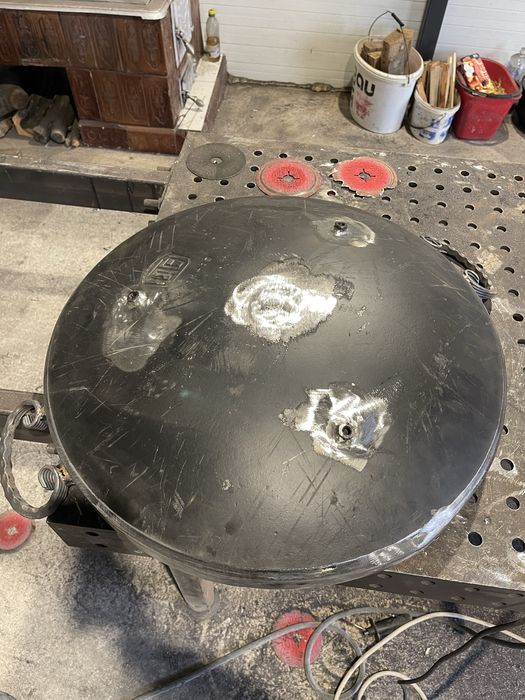 Disc 60 cm cu capac si picioare demontabile