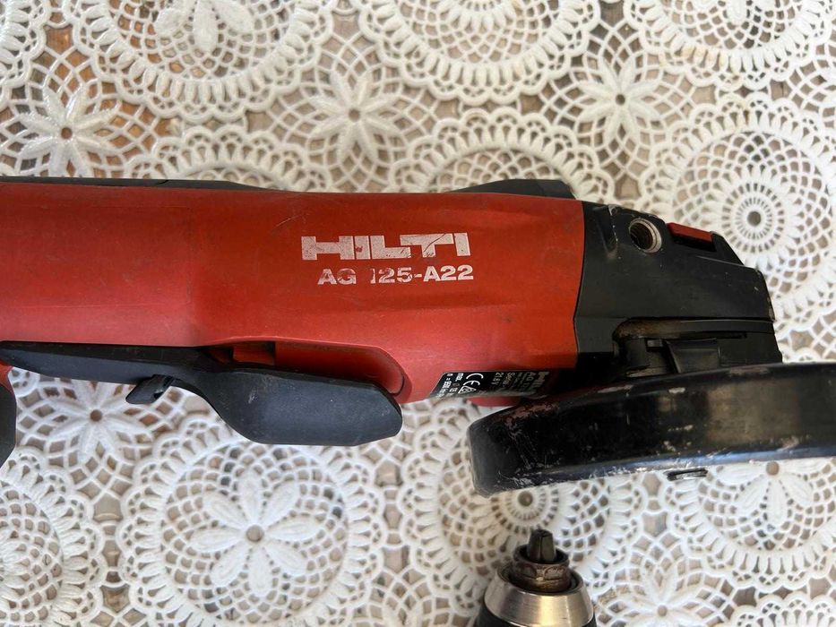 HILTI SDS MAX комбиниран къртач, акумулаторен шлайф, винтоверт, перфоратор с прахоуловител, лампа