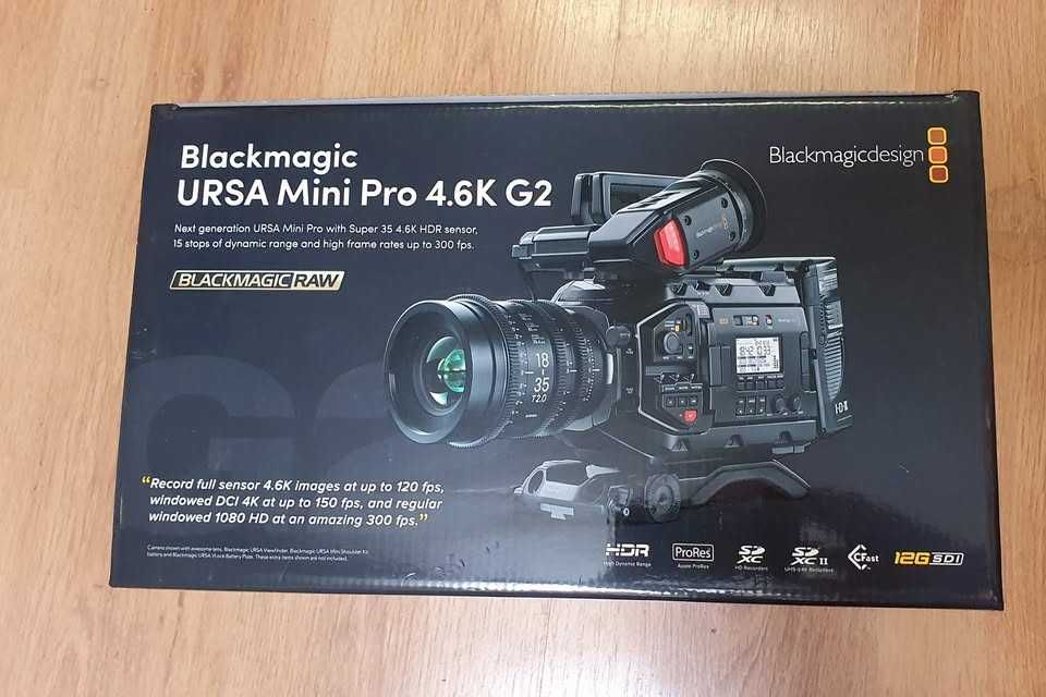 Кино камера Blackmagic Ursa Mini Pro G2 (4.6K) EF + PL