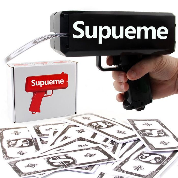 Пистолет для разбрасывания денег – SUPUEME