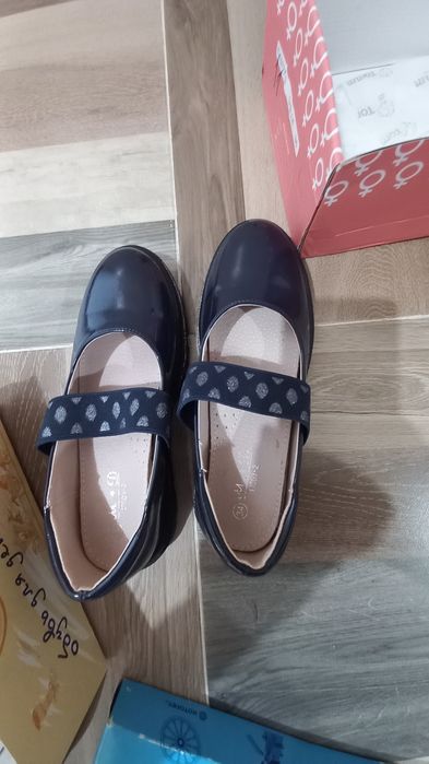 Школьная обувь темно синий цвет