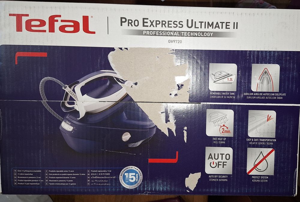 Statie de calcat cu boiler de inalta presiune Tefal Pro Express Ultima