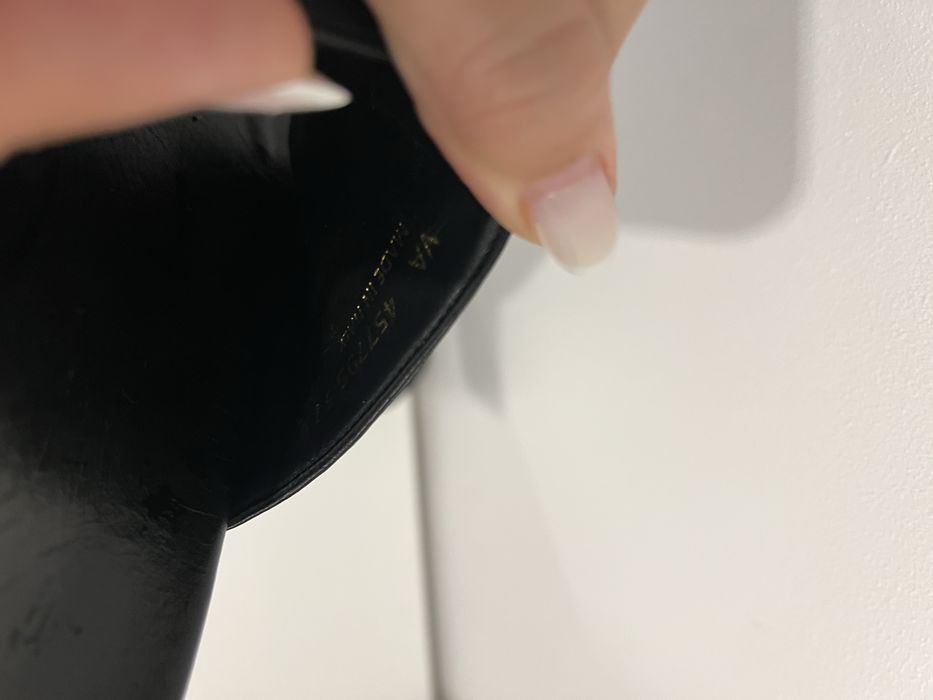 Șlapi Saint Laurent Paris din piele mărimea 37,5