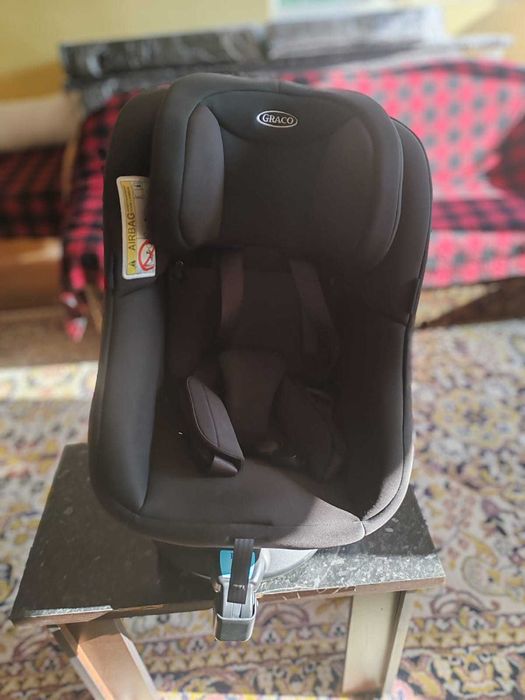 Scaun auto Rotativ 360 Graco Turn2Me Black, 0-18 kg, Negru