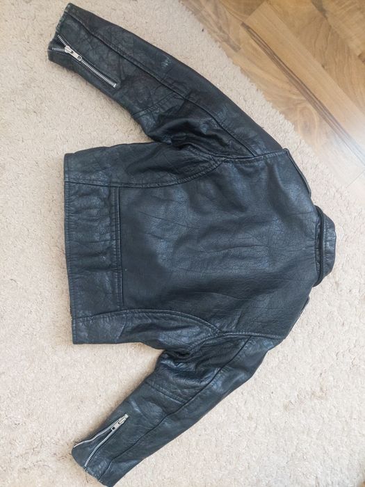 Geaca moto,chopper,rock,piele naturala ,marime mica