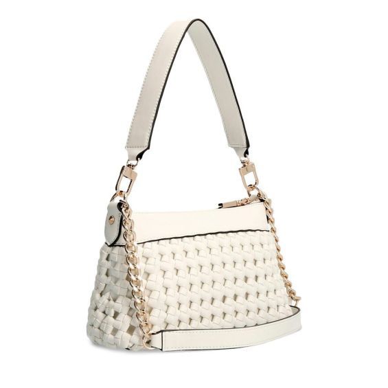 Бяла дамска чанта GUESS SICILIA