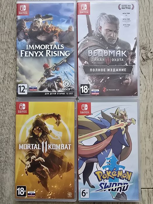 Продам игры nindendo swich