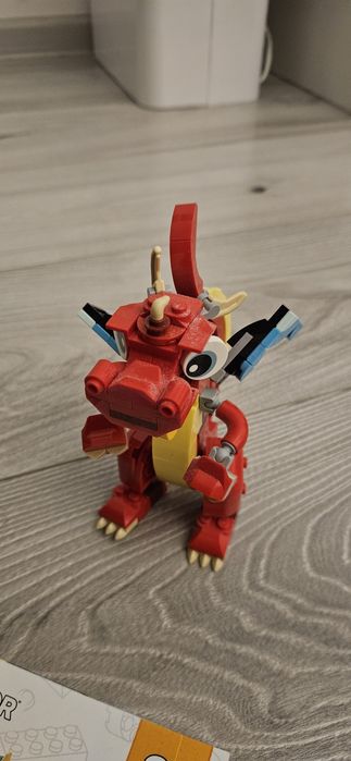Lego Creator 3 in 1 dragon rosu, cod 31145