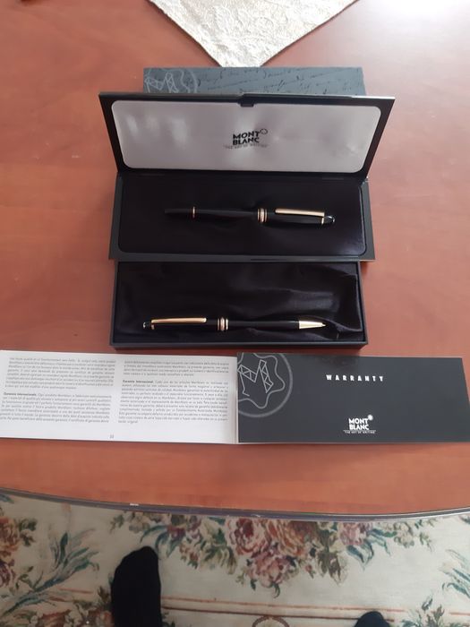 Set Lux Montblanc Meisterstück (Stilou 146 LeGrand + Creion Mecanic) – NOU, Complet 1995
Montblanc - Set: