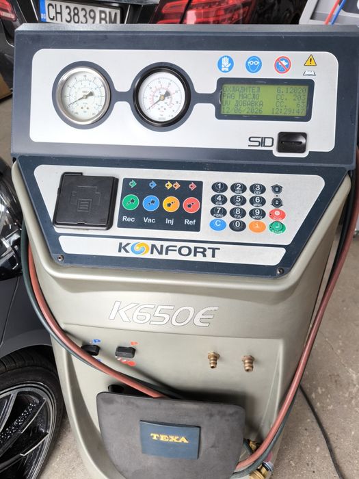 Станция за зареждане с фреоп r134a TEXA  K650 E