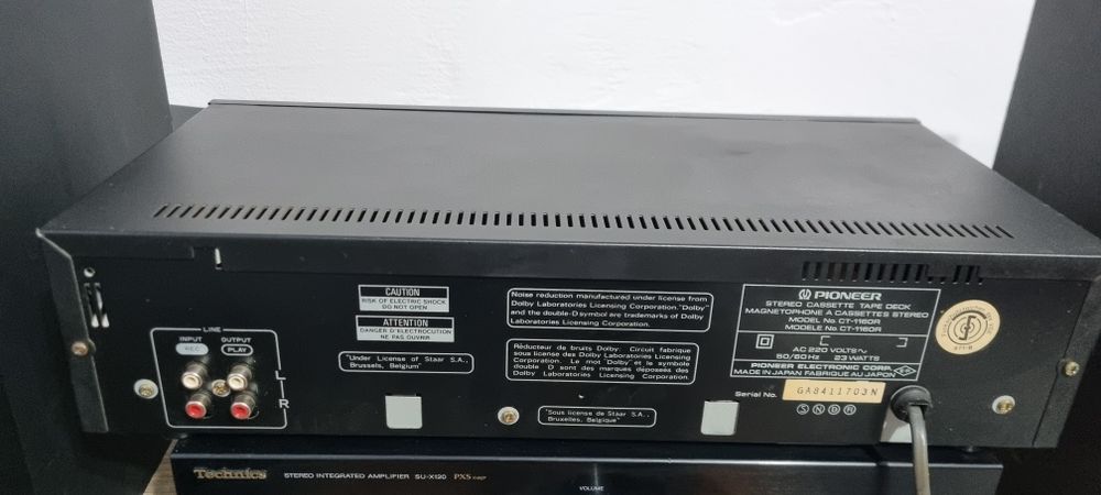 Deck casetofon Pioneer CT 1160R, autoreverse, Japan