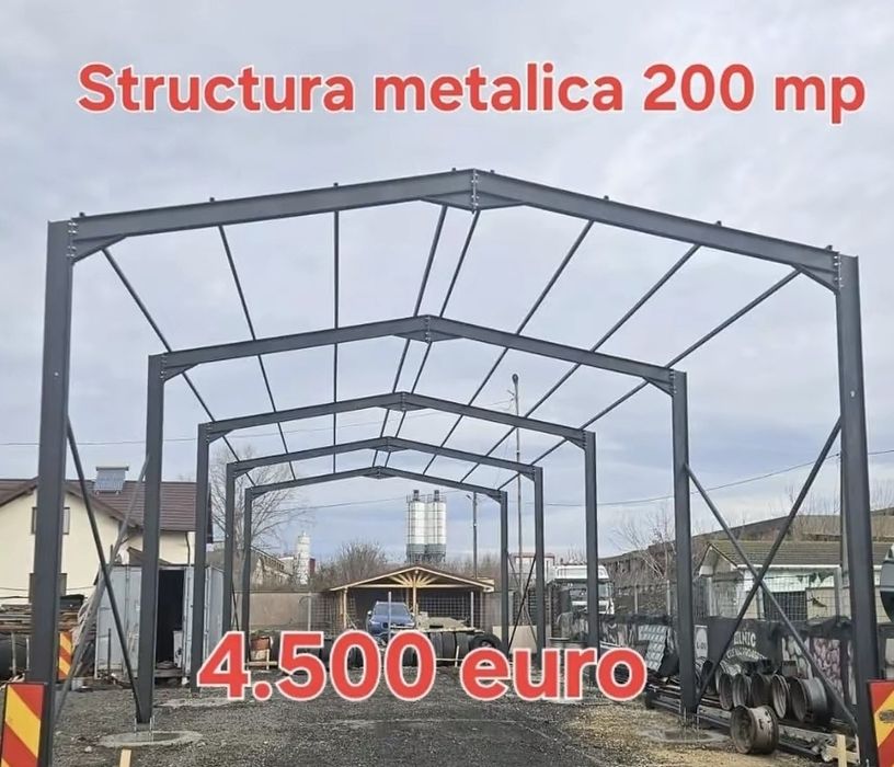Vand si fac hale structuri metalice