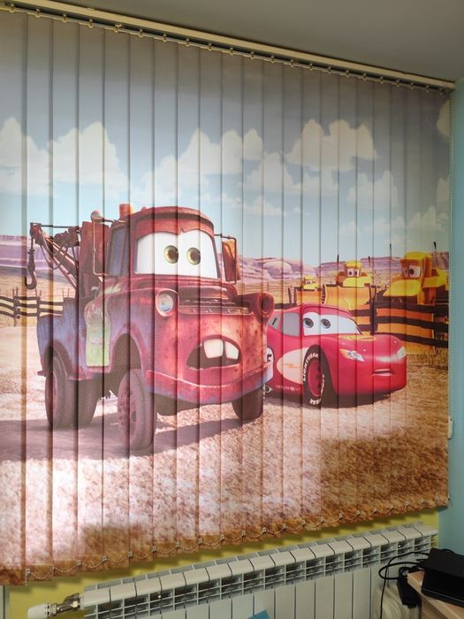 Cars McQueen - Детски Вертикални Щори