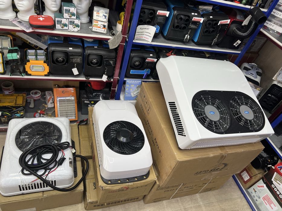 Авто кондиционер сплит система на кабину сзади 12 Вольт питание