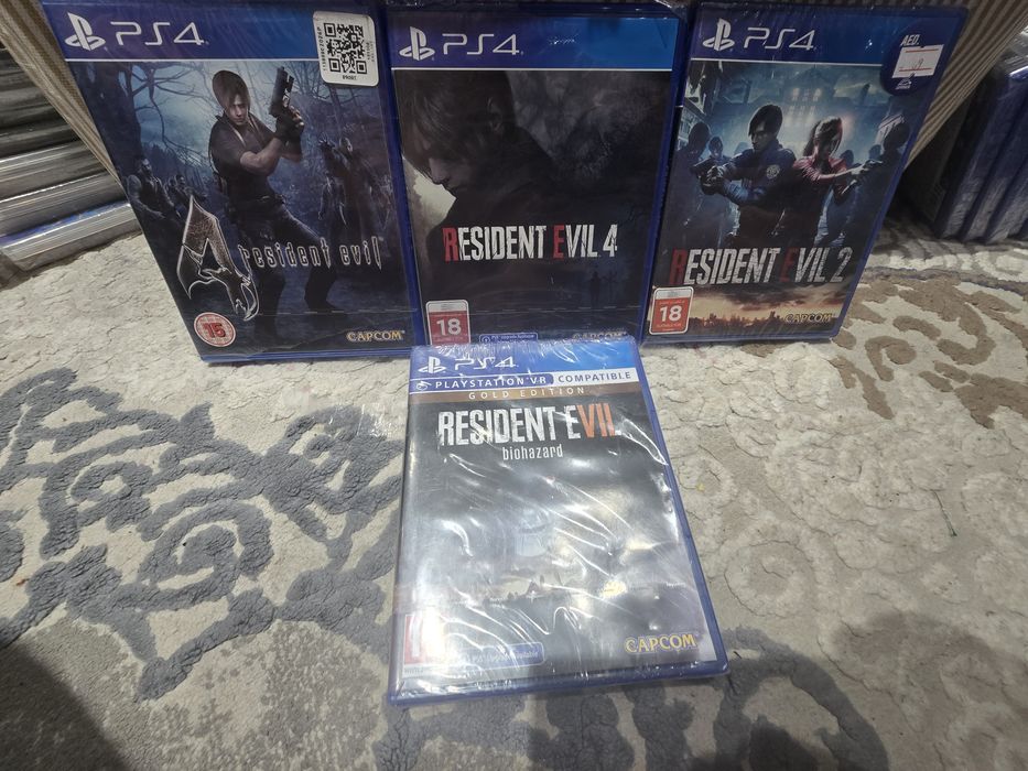 Resident evil ps4 диски новые