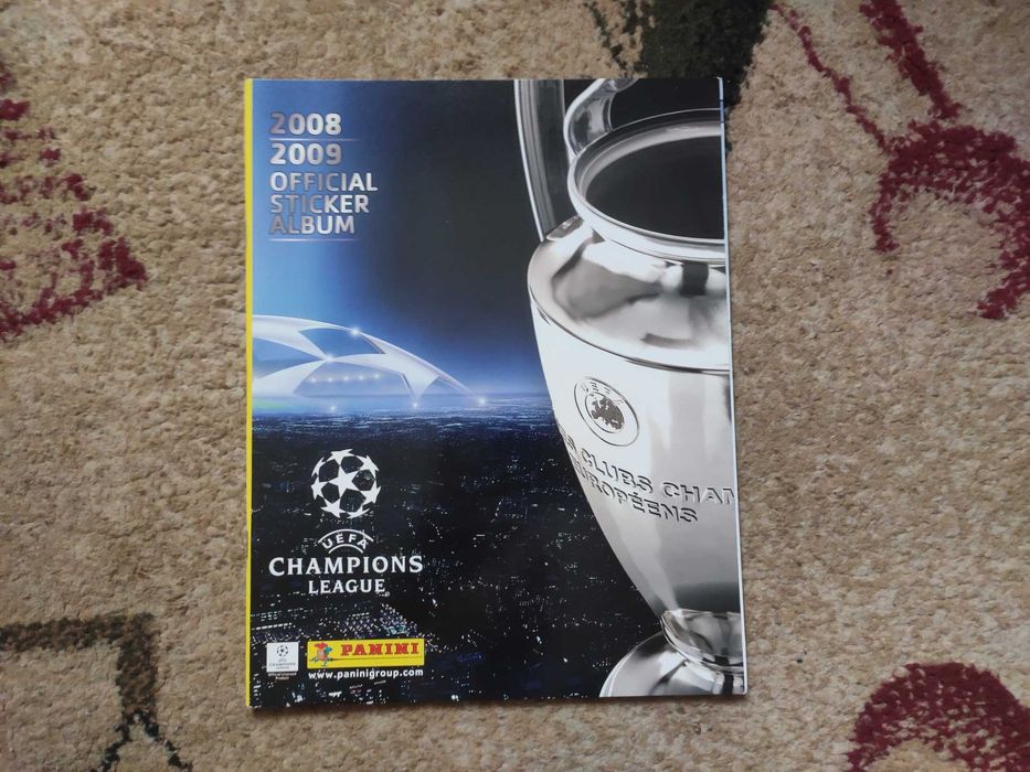 Set complet Panini Champions League 08/09 (stickere + album)