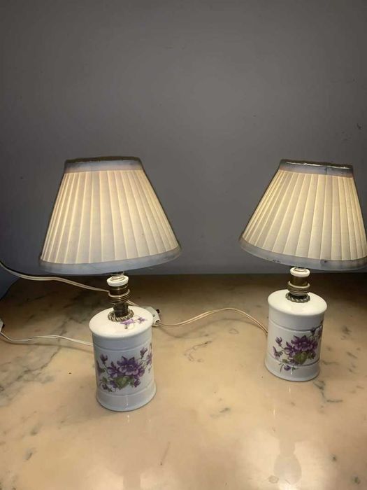 Veioza set din portelan decor dormitor