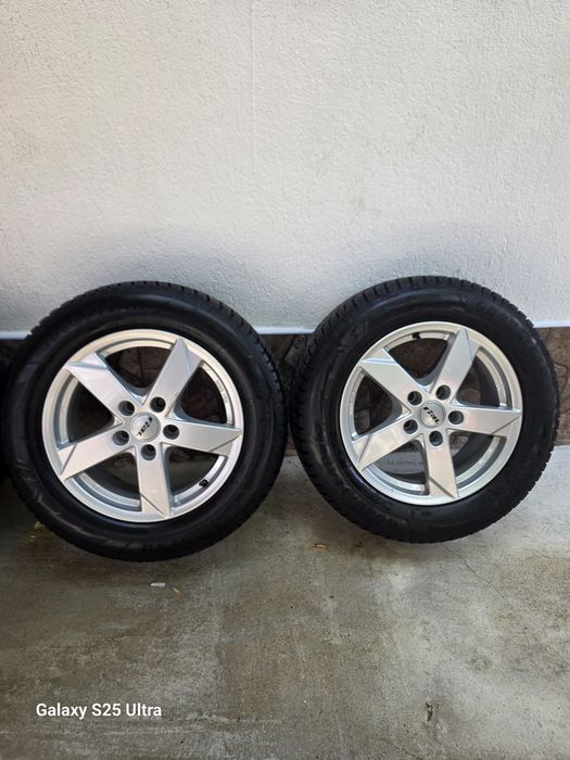 Джанти с гуми 5×112/16 цола vw golf pasat sharan touran kadi